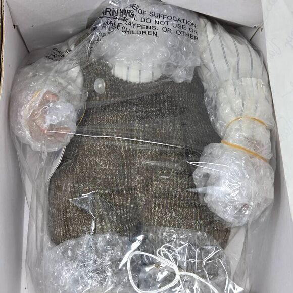 PREMIERE ARTIST MARY VAN OSDELL WALTER AFRICAN AMERICAN BOY DOLL 18" NEW NIB - Picture 4 of 9